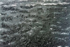 1.000 Meter schwarzes Gold, Acryl/Echtkohle, 100 x 70
